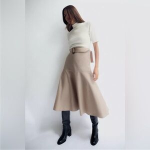 Zara Belted Soft Feel Dress